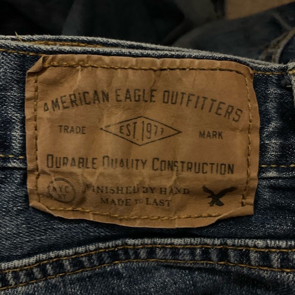 American Eagle Relaxed Straight Bootcut Jeans - Picture 3 of 3